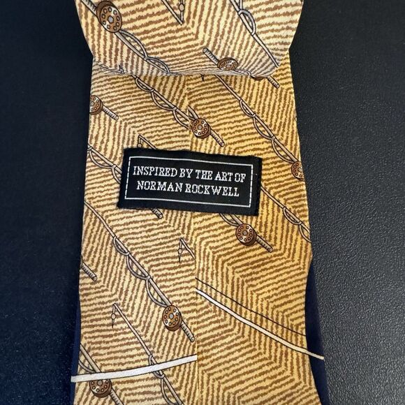 Vintage Brown & Bigelow Norman Rockwell Tie - Picture 4 of 5